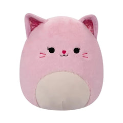 SQUISH Mallows Medium Celenia The Pink Cat Plush Fuzzamallow Master Asst B 12 Inch