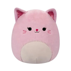 SQUISH Mallows Medium Celenia The Pink Cat Plush Fuzzamallow Master Asst B 12 Inch