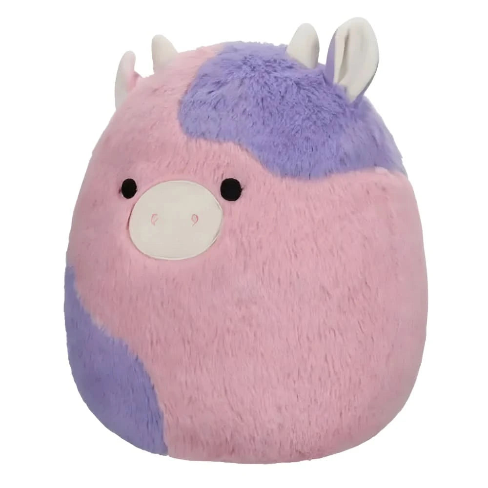 SQUISH Mallows Medium Plush Fuzzamallow Patty The Cow Master Asst A 12 Inch