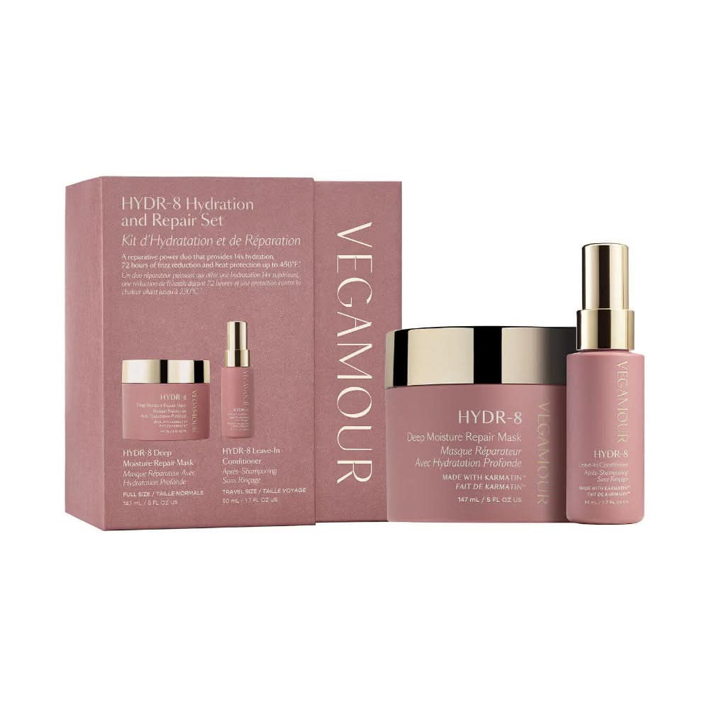VEGAMOUR HYDR-8 Hydration and Repair Hair Set for Dry, Damaged Hair