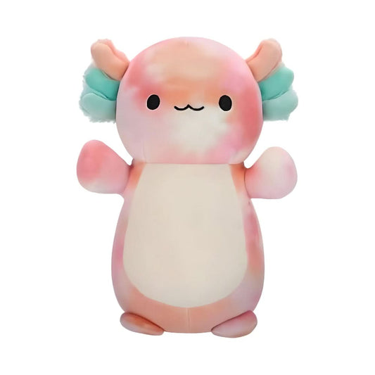 SQUISH Mallows Medium Plush Hugmees S24 Aksel-Tie Dye Axolotl 10 Inch