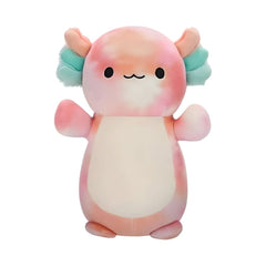 SQUISH Mallows Medium Plush Hugmees S24 Aksel-Tie Dye Axolotl 10 Inch