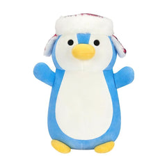 SQUISH Mallows Holiday Hugmees Blue Penguin 10 Inch