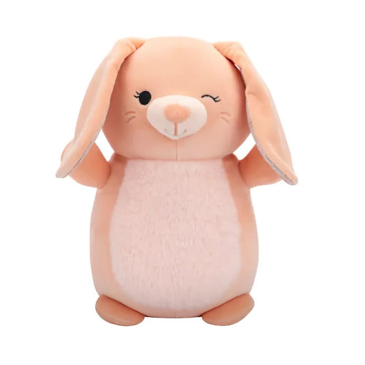 SQUISH Mallows Medium Satine The Peach Bunny Plush Easter Hugmees Asst-B 10 Inch