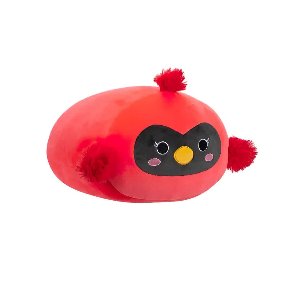 SQUISH Mallows Medium Plush Stackables Cazlan Red Cardinal 12 Inch