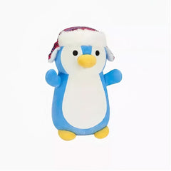 SQUISH Mallows Holiday Hugmees Blue Penguin 10 Inch