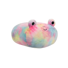 SQUISH Mallows Medium Plush Stackables Carlito Rainbow Tie-Dye Frog 12 Inch