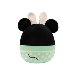 SQUISH Mallows Minnie In Green Dress With Bunny Ears Plush Toy 8 Inch