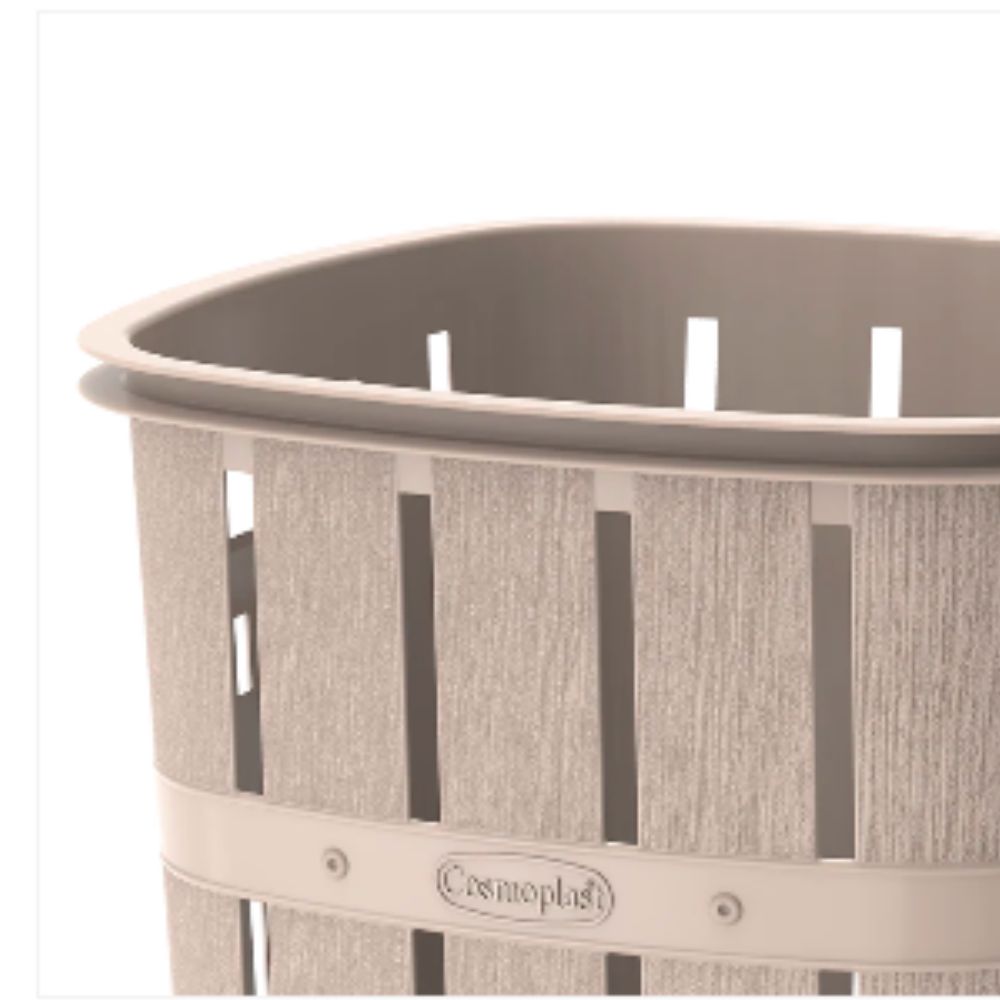 Cosmoplast Cedargrain Laundry Bin 33L