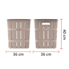 Cosmoplast Cedargrain Laundry Bin 33L