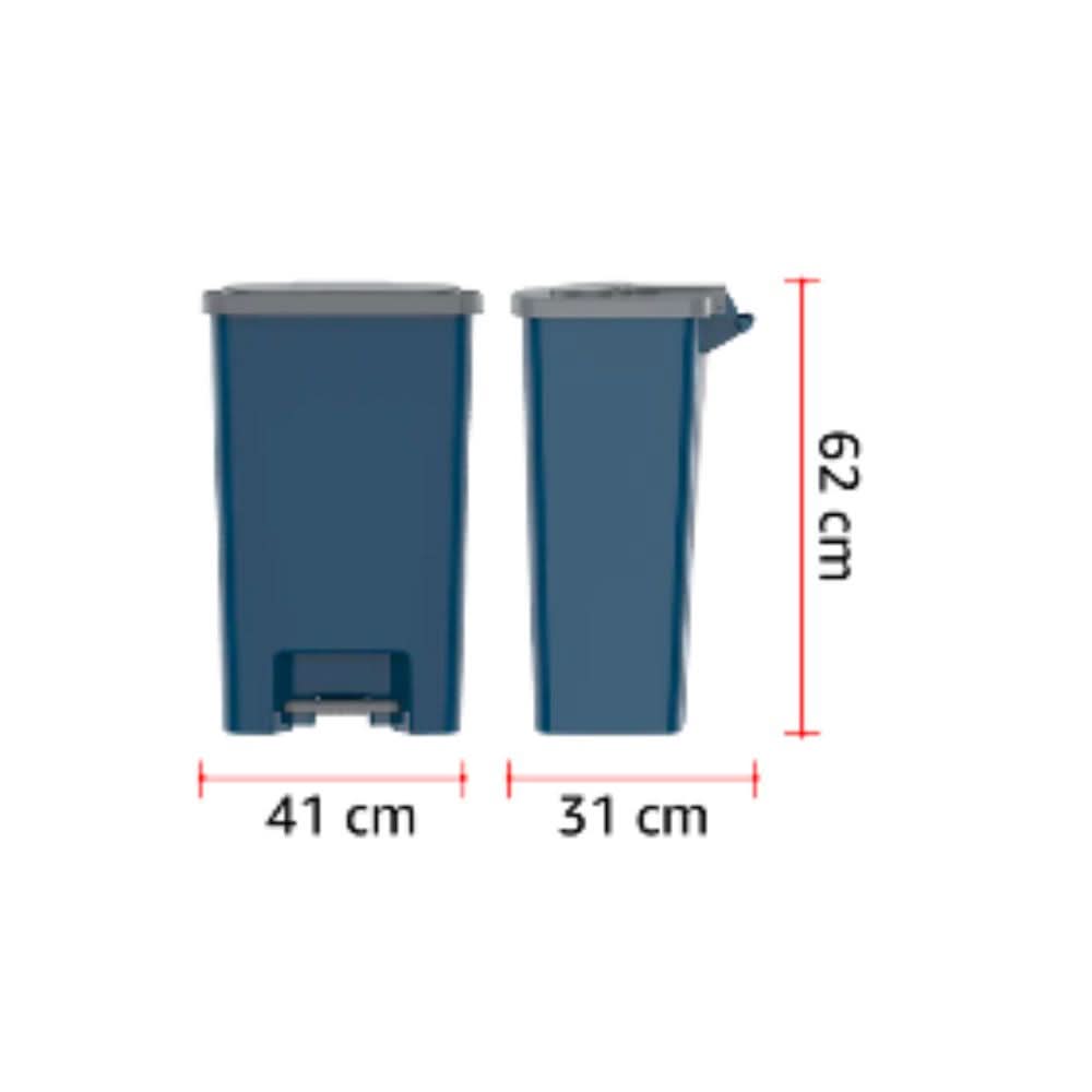 Cosmoplast Step-on Waste Bin with Pedal 44L