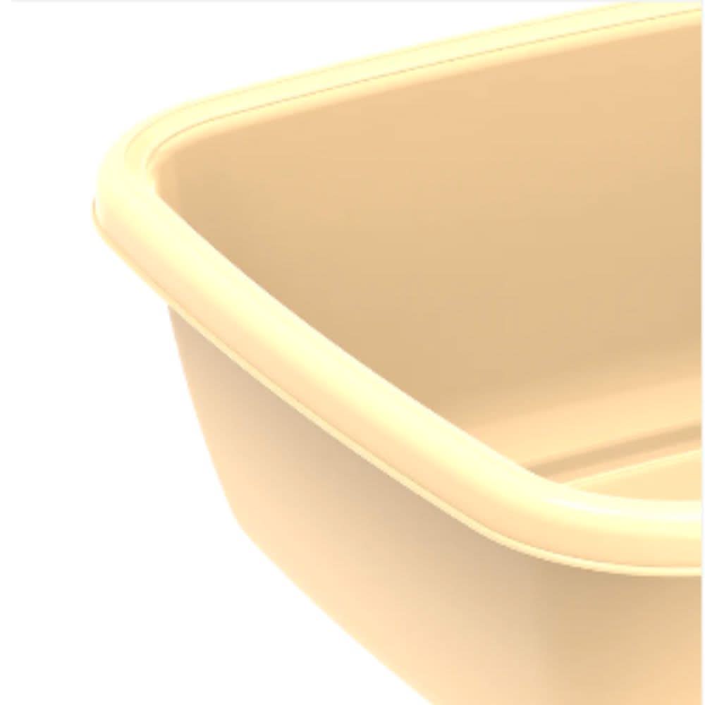 Cosmoplast Square Plastic Basin Tub 12L