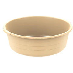 Cosmoplast 18" Round Plastic Basin Tub 22L