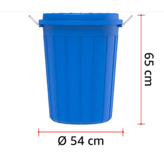 Cosmoplast Round Plastic Drums with Lid 100L