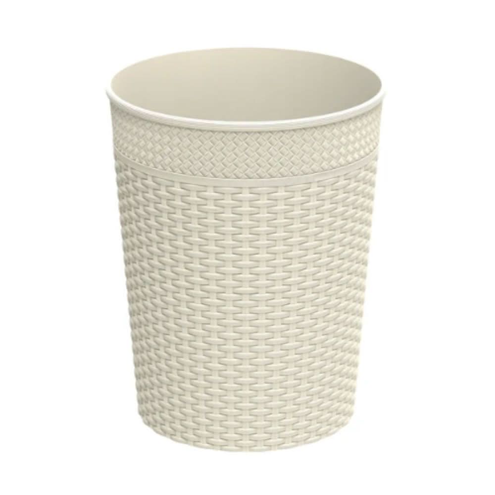 Cosmoplast Cedarattan Round Waste Basket 10L