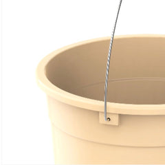 Cosmoplast EX 10L Round Plastic Bucket with Steel Handle