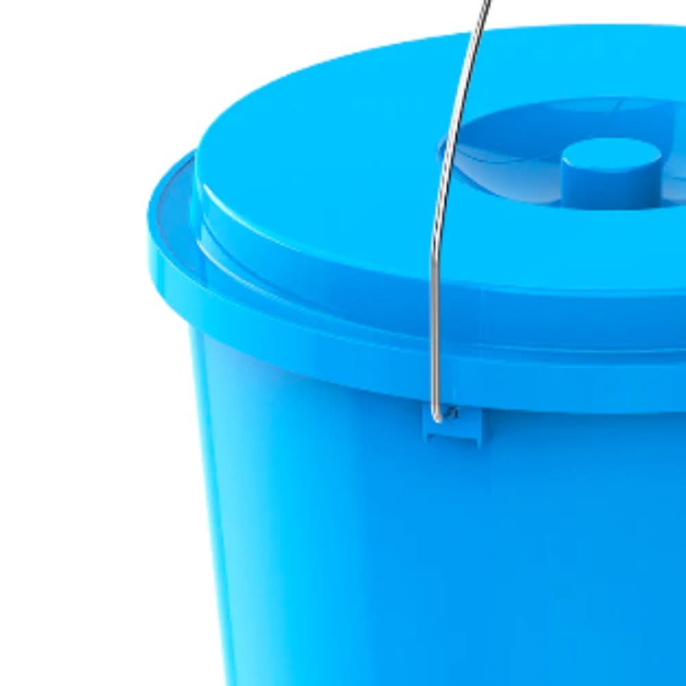 Cosmoplast EX 20L Round Plastic Bucket with Steel Handle
