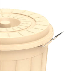 Cosmoplast Round Plastic Drums with Lid 30L