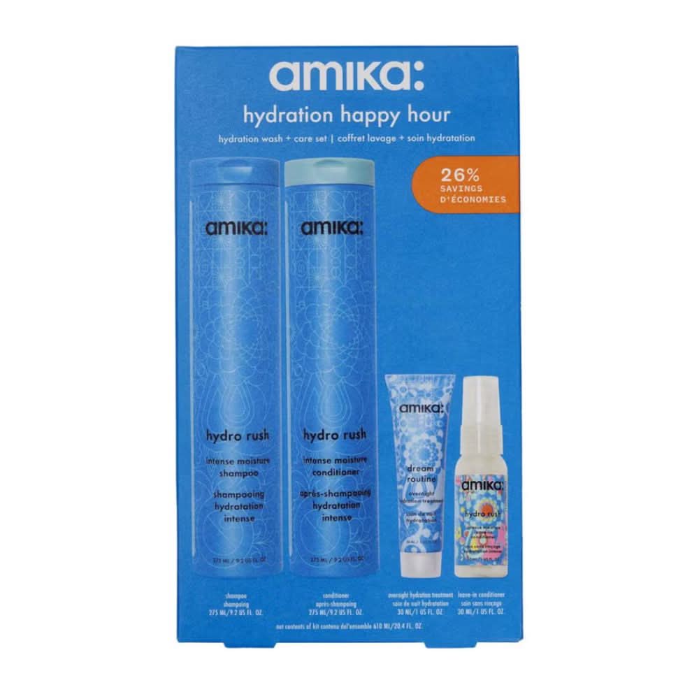 Amika Hydration Happy Hour Wash and Care Set