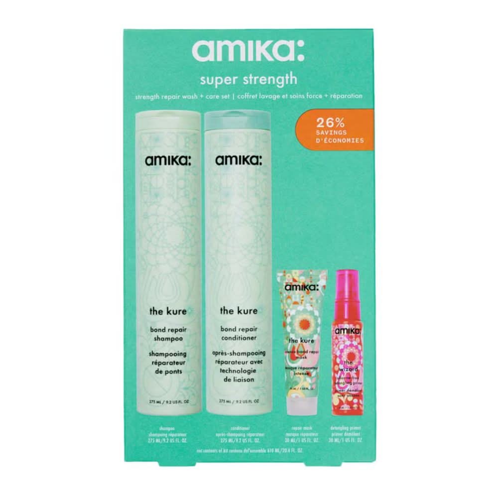 Amika Super Strength Wash and Care Set