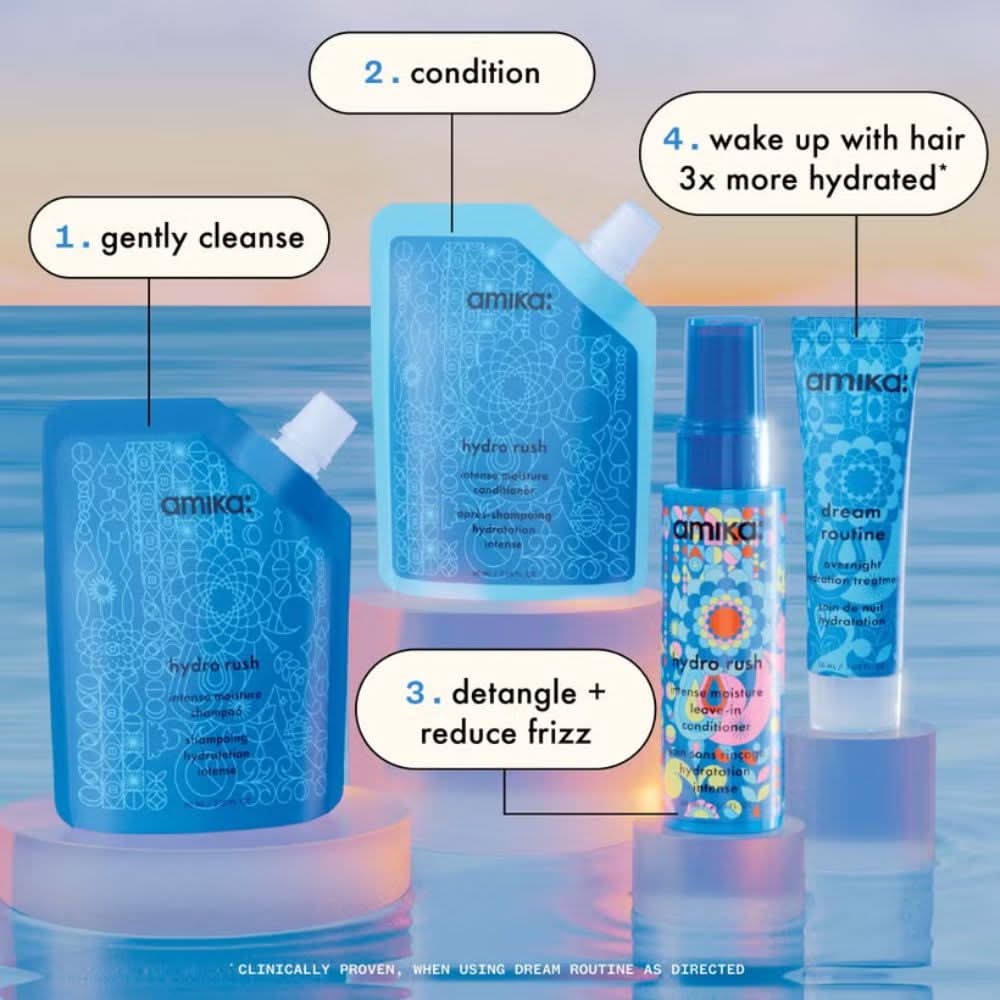 amika Hydro Dream Hydration Routine Trial Set