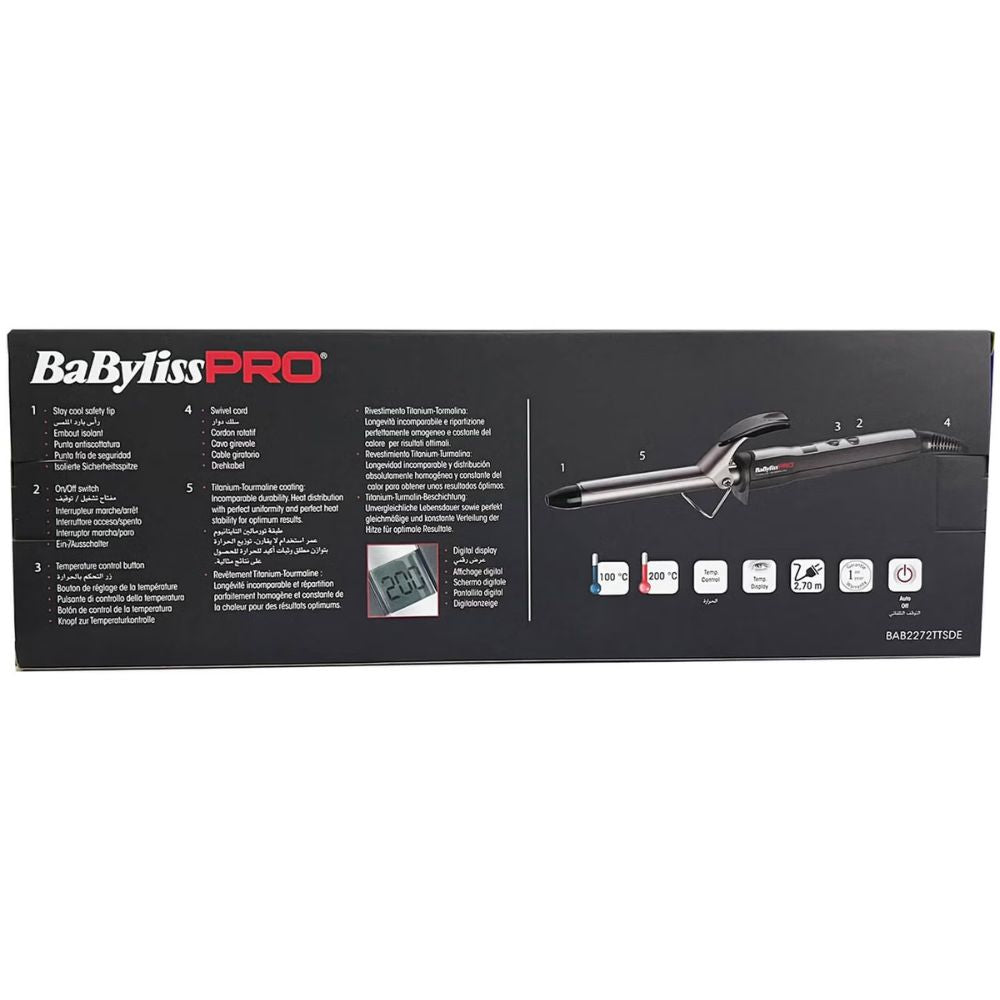 مكواة تجعيد الشعر الرقمية Babyliss Pro 19mm