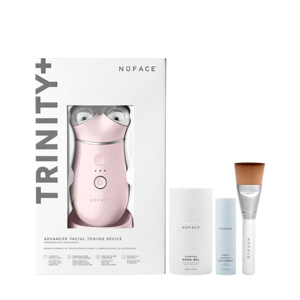 NuFACE Trinity+ Starter Kit - Sandy Rose