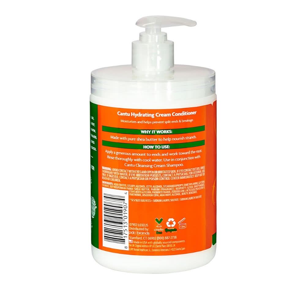 Cantu Shea Butter for Natural Hair Hydrating Cream Conditioner – Salon Size 24 oz