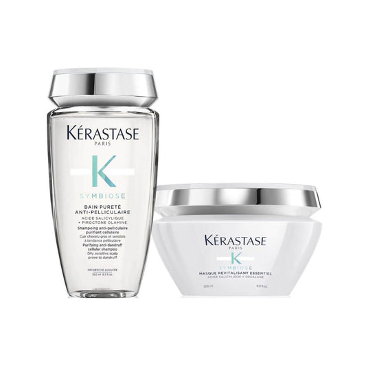KΓ©rastase Symbiose Anti-Dandruff Cleanse and Nourish Duo for Oily Scalps