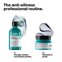 L'OrΓ©al Professionnel SeriΓ© Expert Scalp Advanced Anti-Oiliness 2-in-1 Deep Purifier Clay Hair Mask 250ml
