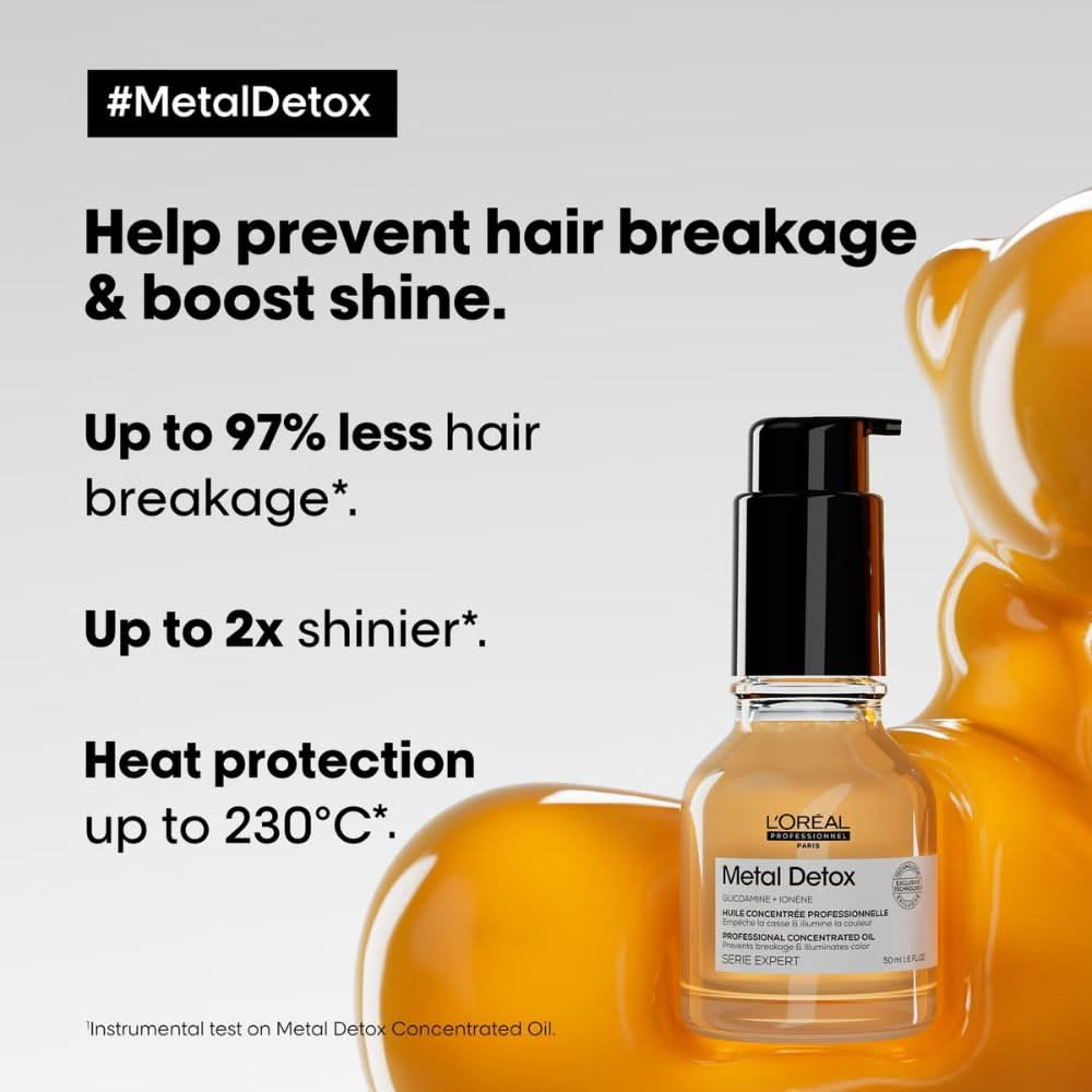 L'Orรฉal Professionnel Metal Detox Anti-deposit Protector Concentrated Hair Oil 50ml