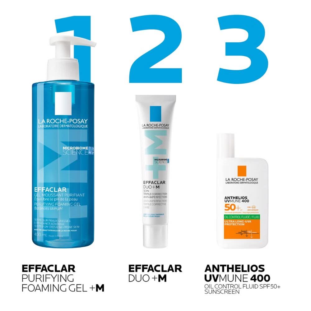 La Roche-Posay Effaclar Purifying Foaming Gel Cleanser for Oily, Blemish-Prone Skin 400ml