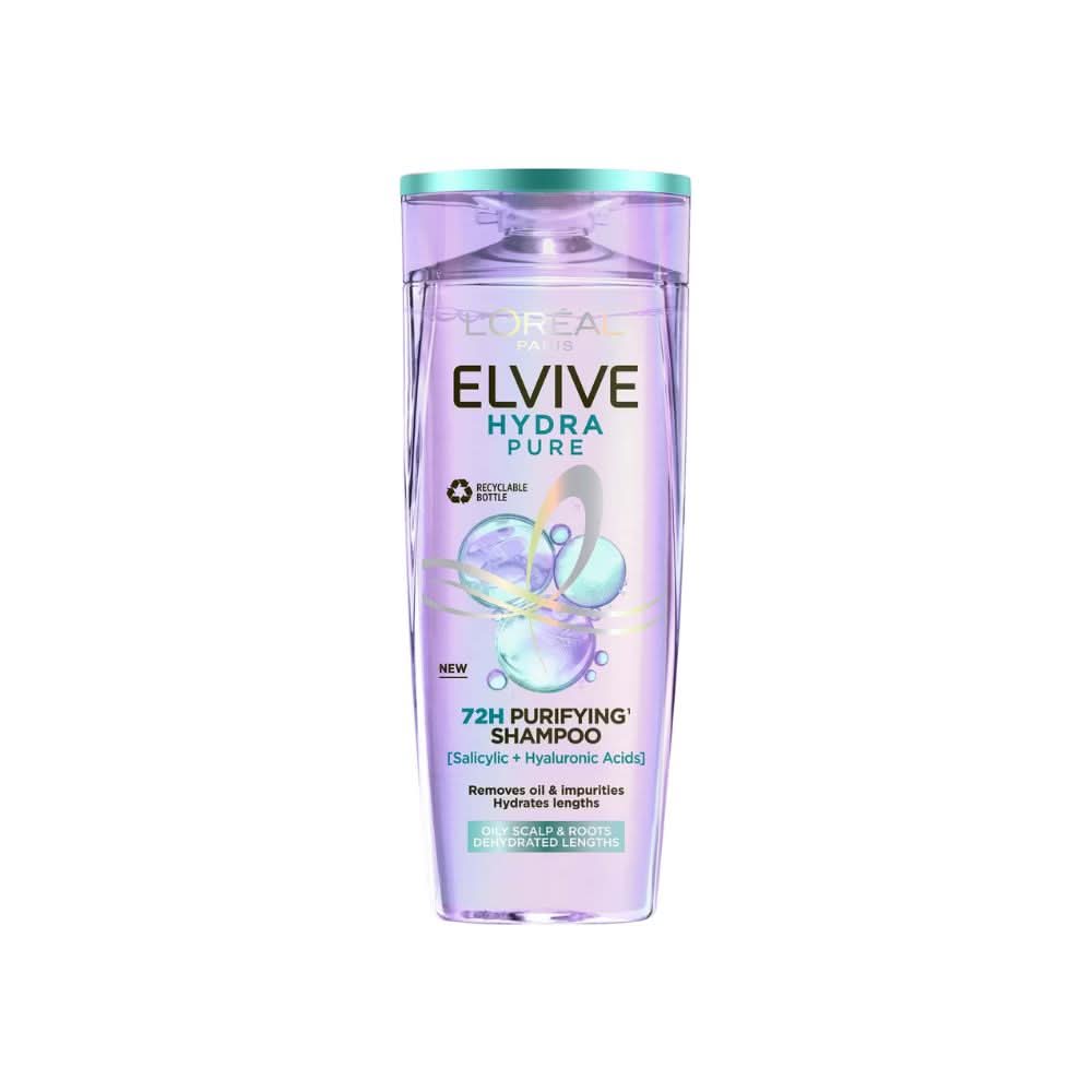 L'Orรฉal Paris Elvive Hydra Pure Scalp Serum, Shampoo and Conditioner Set for Oily Roots and Dehydrated Lengths
