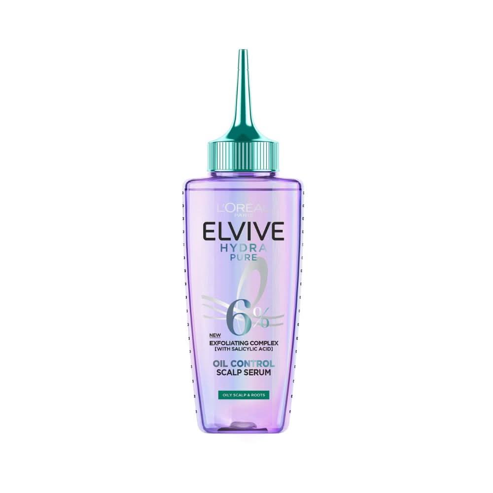 L'Orรฉal Paris Elvive Hydra Pure Scalp Serum, Shampoo and Conditioner Set for Oily Roots and Dehydrated Lengths