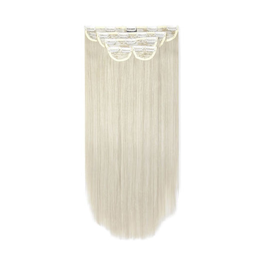 وصلات شعر لولابيلز فائقة الكثافة بطول 22 بوصة، 5 قطع، مستقيمة، بمشابك (ألوان متنوعة)