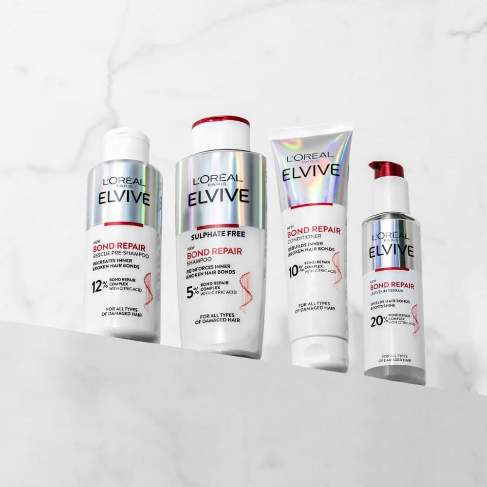 L'Orรฉal Paris Elvive Bond Repair Full Routine Bundle for Damaged Hair