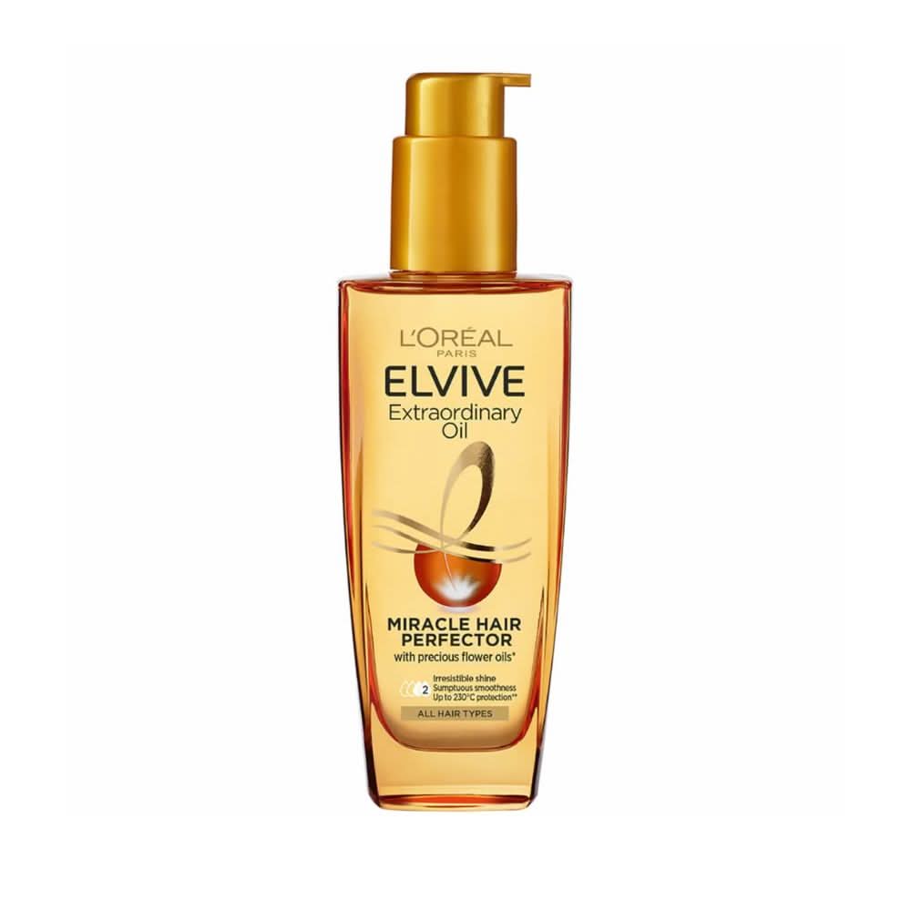L'Orรฉal Paris Elvive Extraordinary Oil Nourished Hair Treatment Day and Night Routine Set for Dry Hair