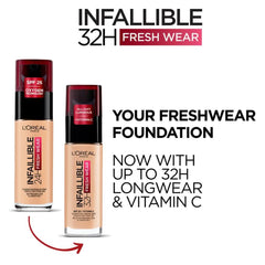 L'Orรฉal Paris Infallible 32hr Freshwear Liquid Foundation (Various Shades)