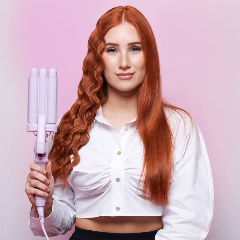 جهاز تمويج الشعر Mermade Hair PRO Cutie Waver 22mm - ليلكي