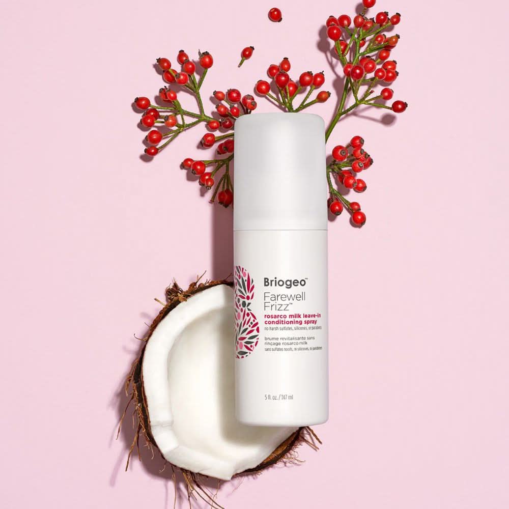بلسم BRIOGEO Farewell Frizz™ Rosarco Milk الذي يُترك على الشعر