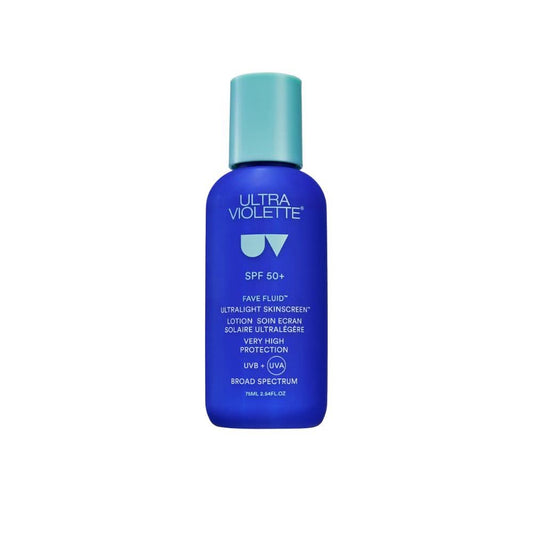 ULTRA VIOLETTE Fave Fluid SPF 50ᐩ Ultralight Fragrance Free Skinscreen™