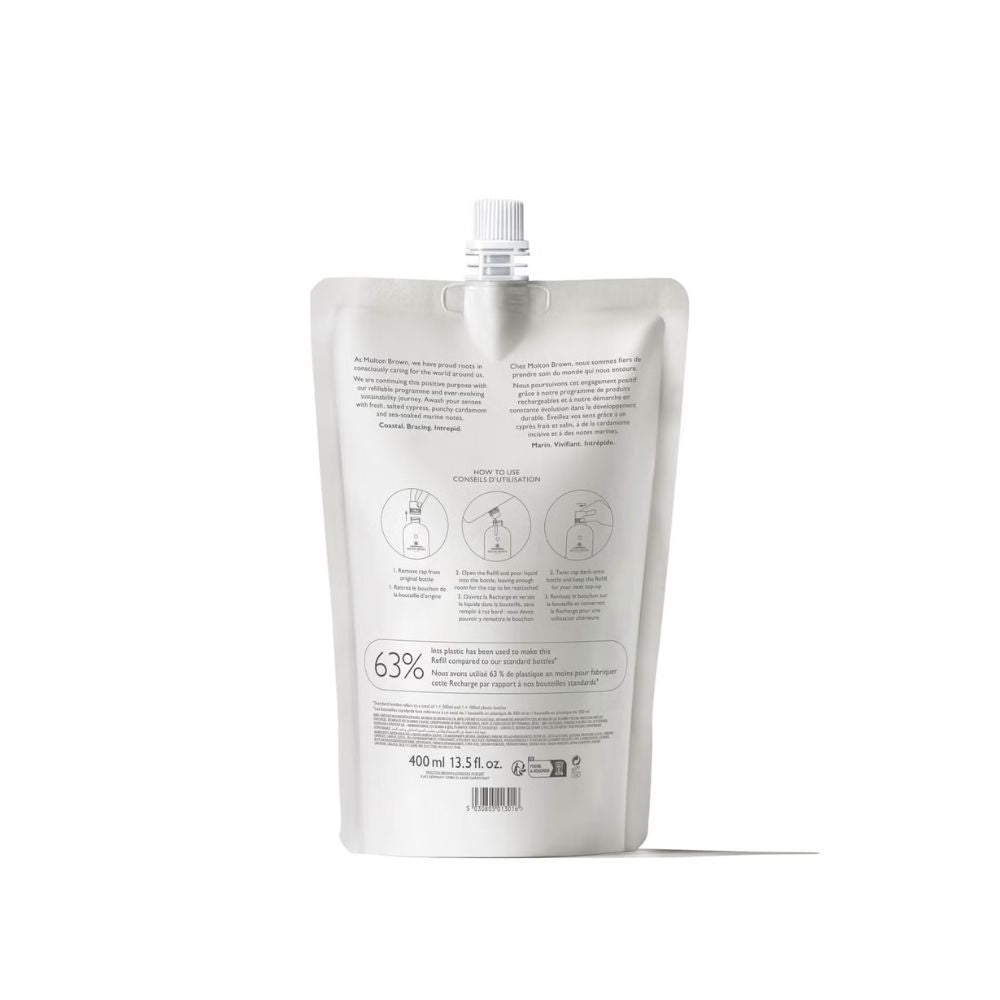 Molton Brown Coastal Cypress and Sea Fennel Bath and Shower Gel Refill 400ml