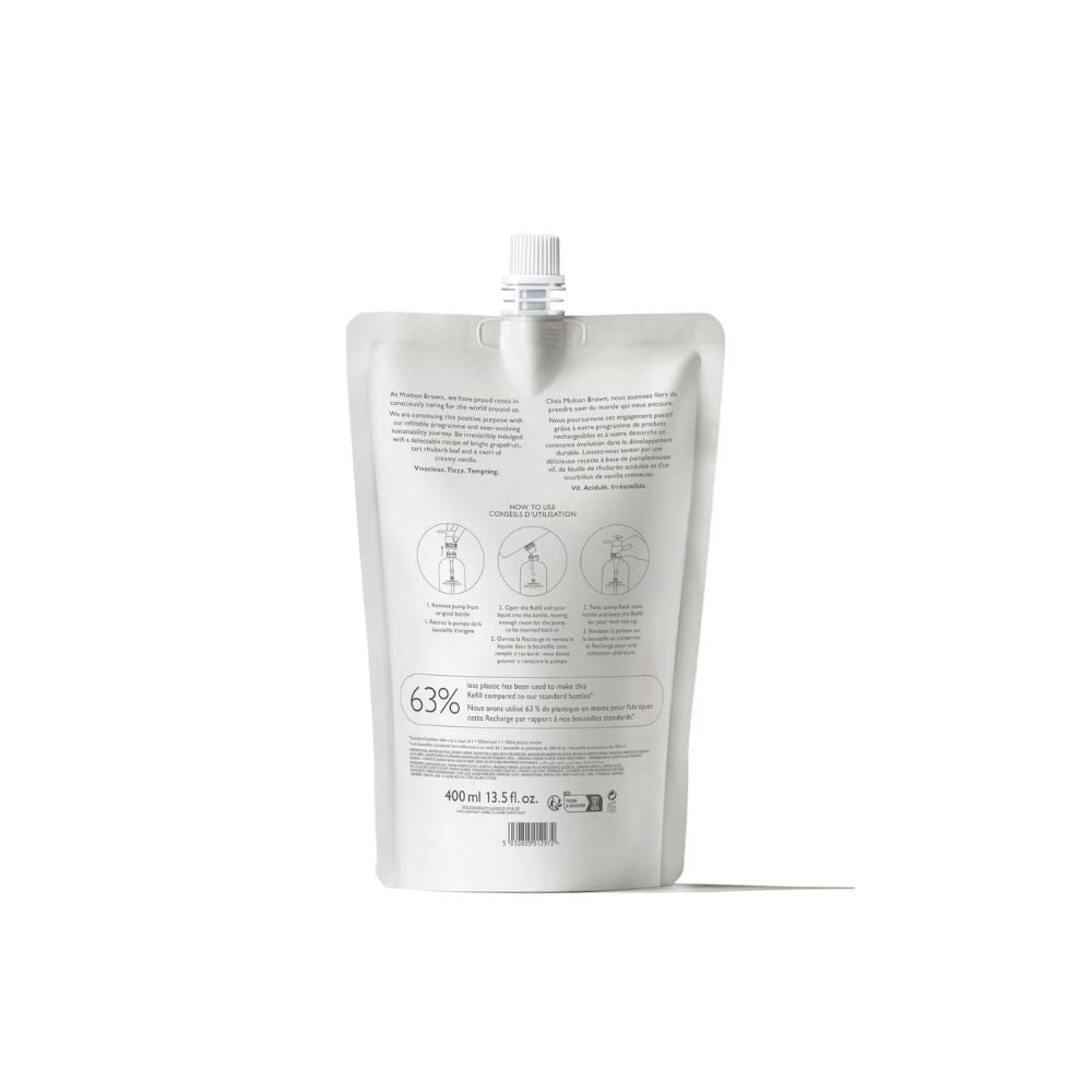 Molton Brown Delicious Rhubarb and Rose Fine Liquid Hand Wash Refill 400ml