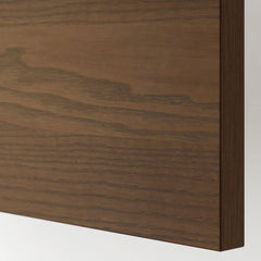 IKEA METOD 4 fronts for dishwasher, Stensta dark brown ash veneer, 60 cm