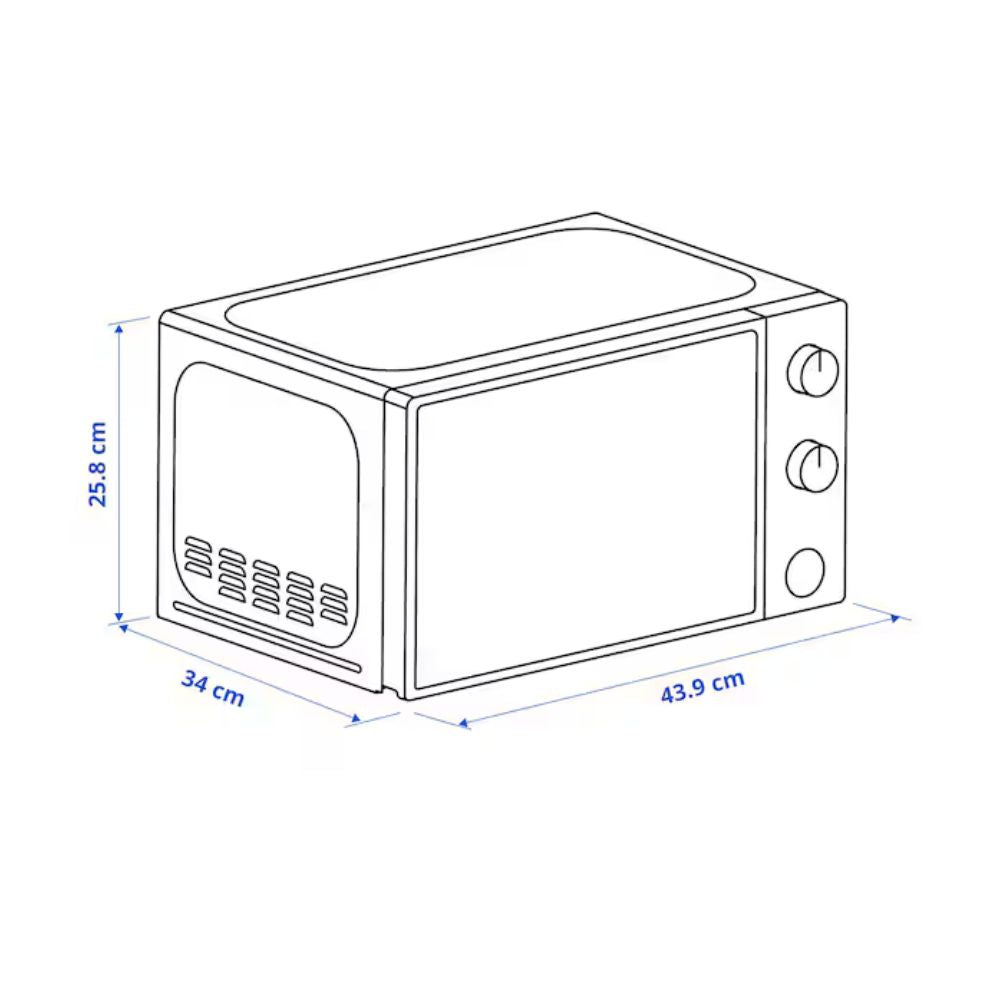 IKEA TILLREDA Microwave oven, black