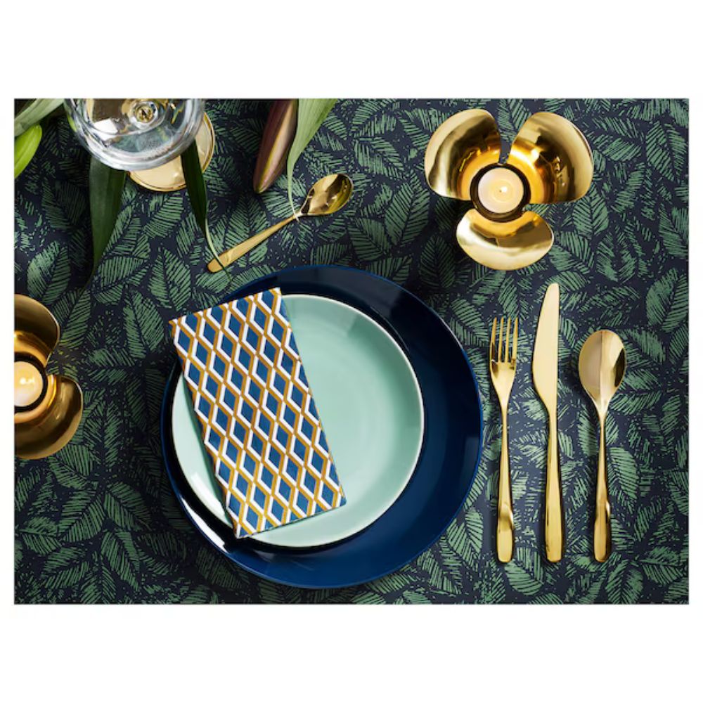 IKEA TILLAGD 24-piece cutlery set, brass-colour