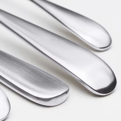 طقم أدوات مائدة من ايكيا بيهجفول مكون من 24 قطعة، مصنوع من الفولاذ المقاوم للصدأ