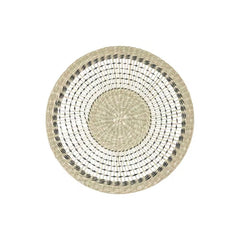 IKEA PENNFISK Place mat, natural/sedge handmade, 37 cm