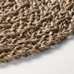 IKEA IHÅLLIG Place mat, natural/seagrass, 37 cm