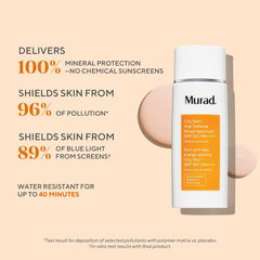 مراد سيتي سكين إيج ديفنس واسع الطيف SPF50 PA ++++ 50 مل